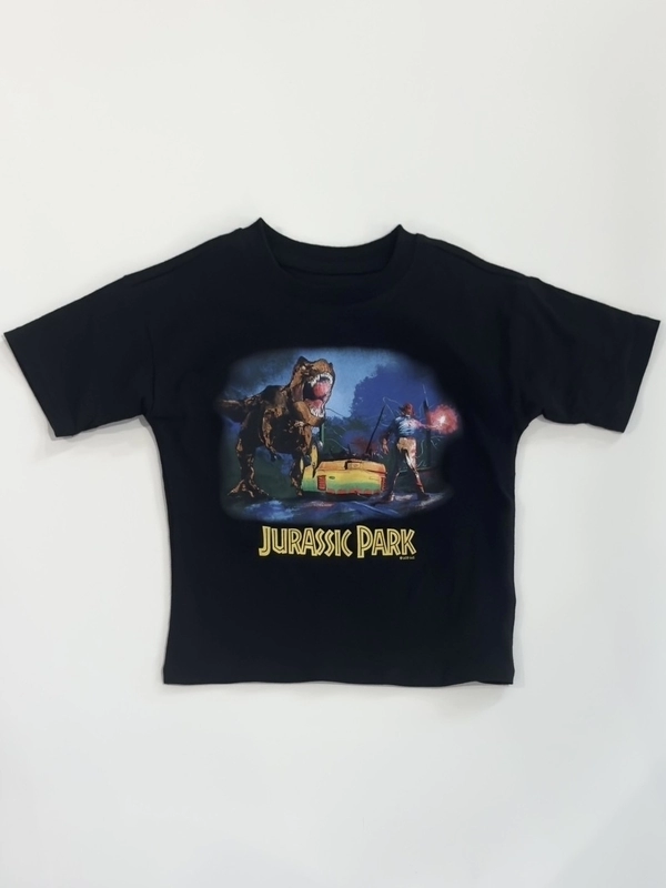 黒✖️ピンク　人気のジュラシックワールドTシャツ