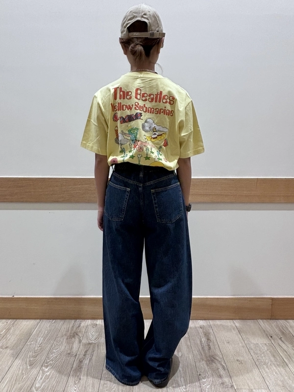 music tee✖️バギーデニム