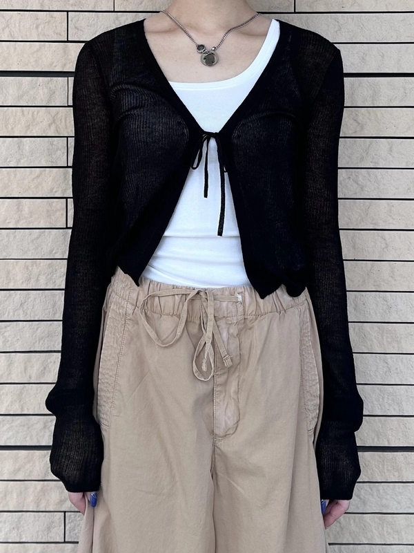 【大人気】ミッドライズバレルパラシュートパンツ