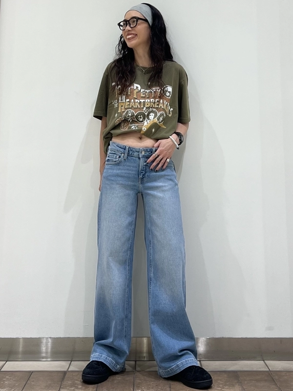 ローライズストライドデニム✖️ミュージックT