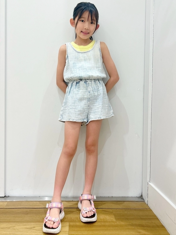 GAPのデニムコーデでつくる夏のまわしキッズコーデ