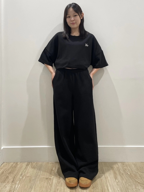 ゆるっと履ける、バギースウェットパンツ♪