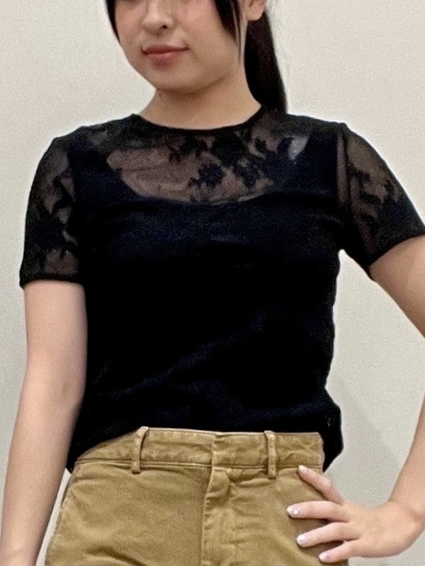 【新作】シースルーTEE✖️バレルカーキ