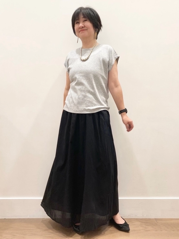 ワンピースレイヤリングコーデ