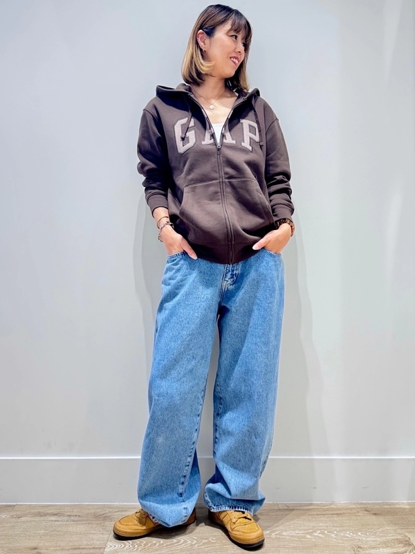 【大人気】ロゴパーカー×スーパーバギー