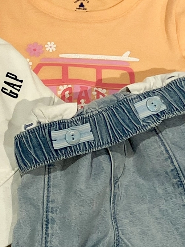 ゆったりかわいいバレルデニム