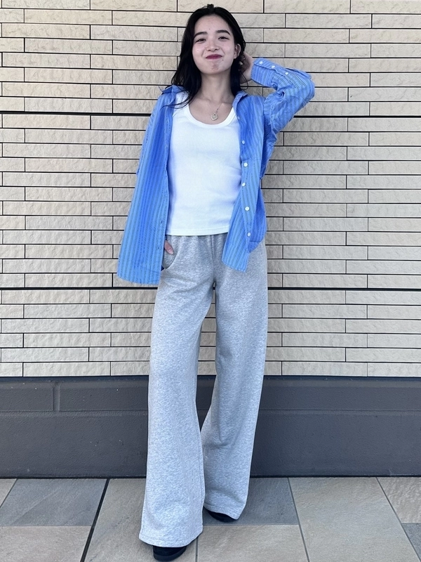 【新作】バギーワイドスウェットパンツ