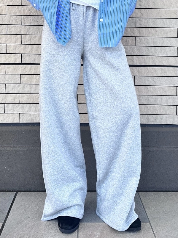 【新作】バギーワイドスウェットパンツ