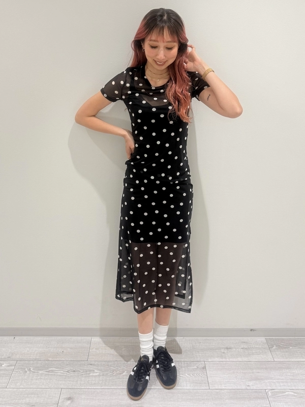 【New】メッシュワンピース