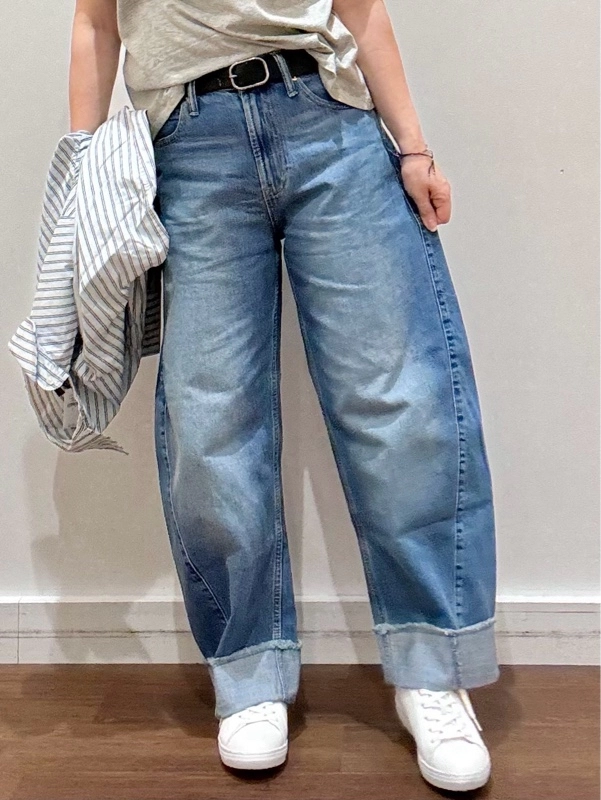 『新作バレルデニム&リンガー Tシャツde先取りコーデ』