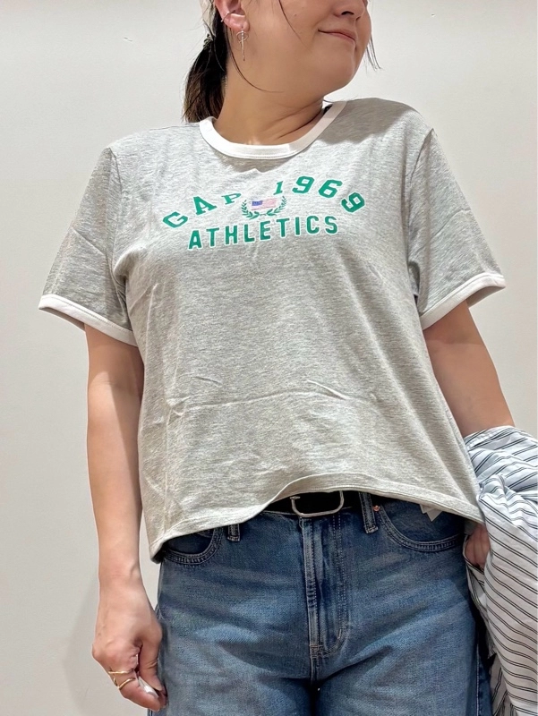 『新作バレルデニム&リンガー Tシャツde先取りコーデ』