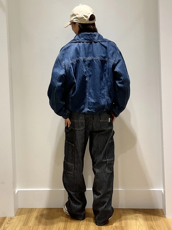 デニムオーバーサイズバブルジャケットのスタイリング | Gap公式