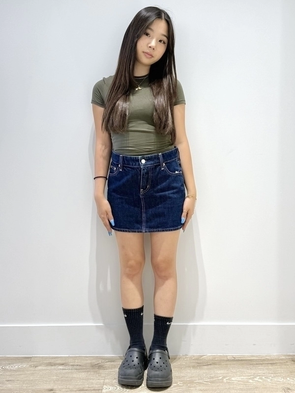 バランスがいい！デニスカコーデ