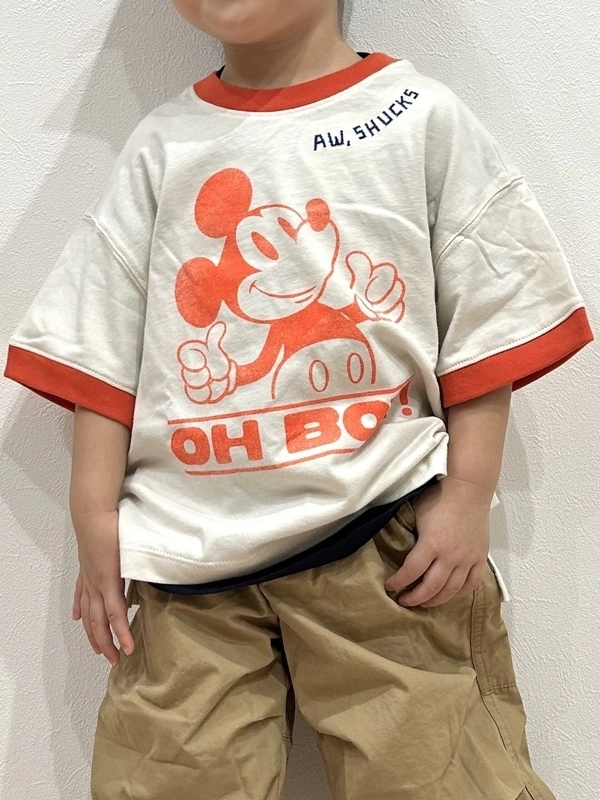 ミッキーのオーバーサイズTシャツ！