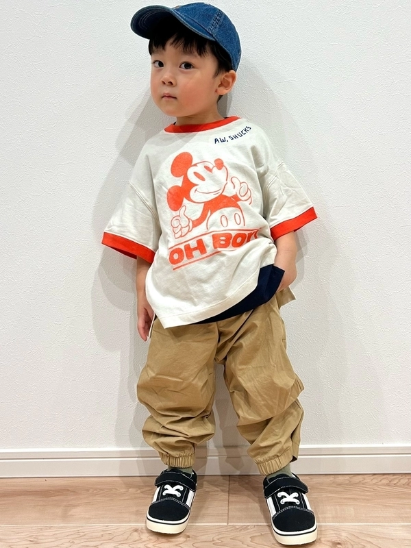 ミッキーのオーバーサイズTシャツ！