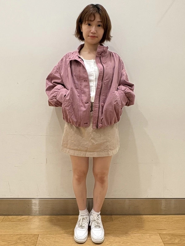 Aラインシルエットミニスカート