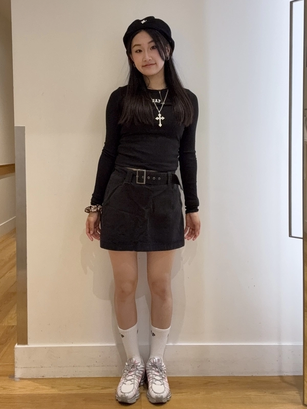 先取り秋のブラックコーデ