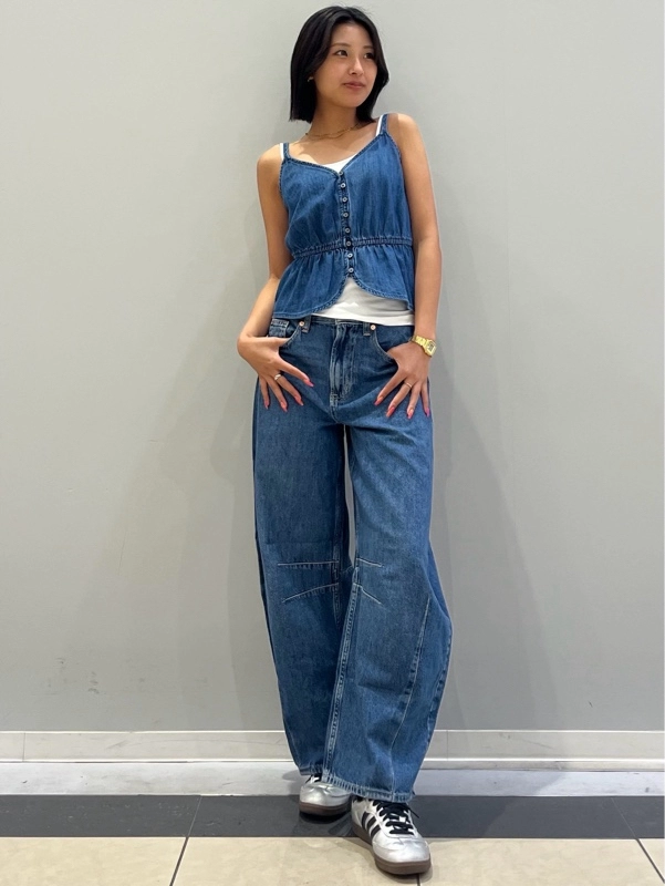 【denim×denim】