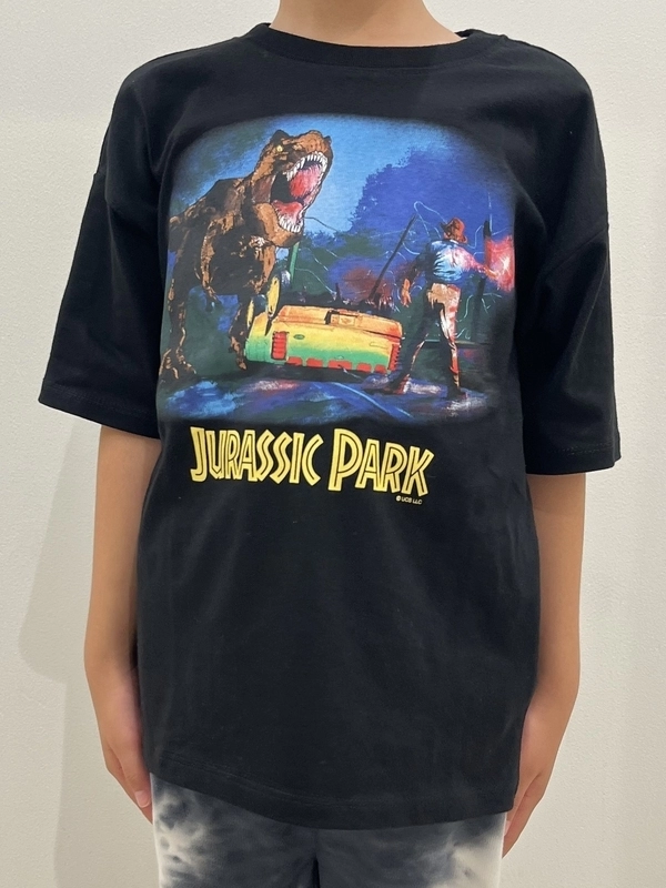 夏！恐竜Tシャツコーデ