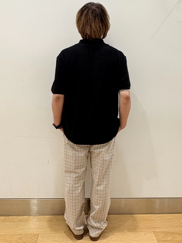 チェック柄パンツで秋先取り♪