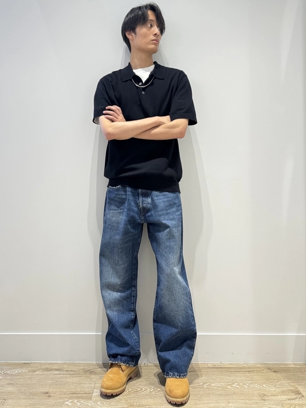 大人モノトーン×デニムstyle