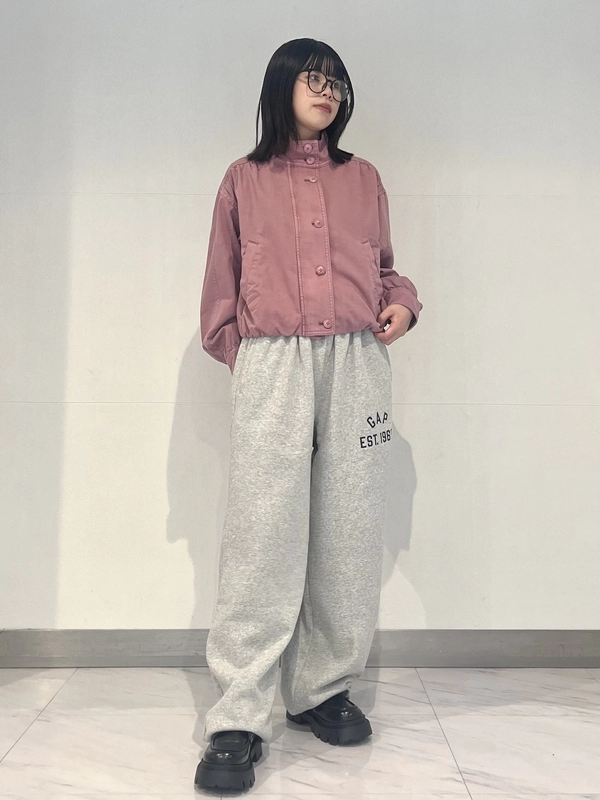 ピンク×グレー