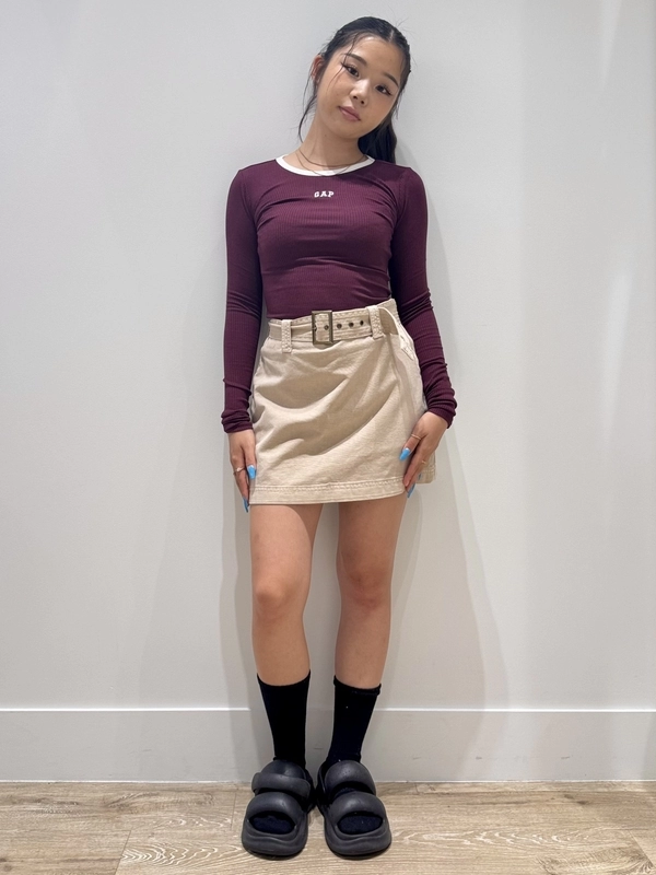 秋まで着れる！ミニスカコーデ