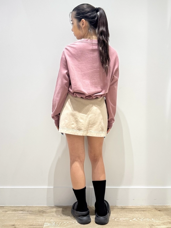 可愛い!バブルヘムスウェット