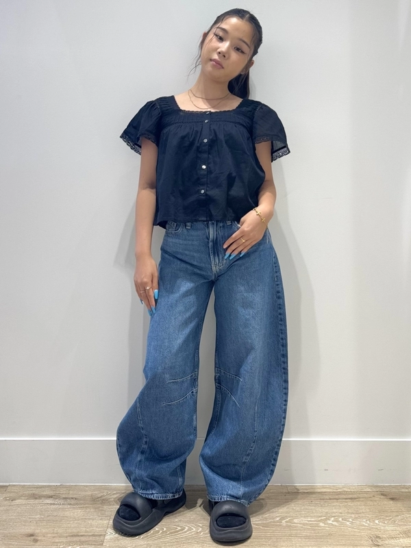 体型カバー◎甘辛mixコーデ