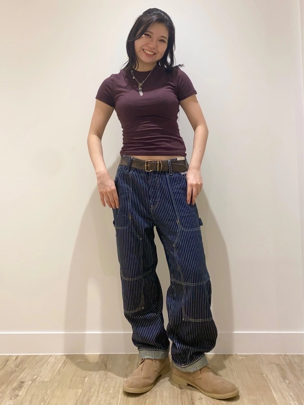 今どきシルエット！バギーカーペンターデニム