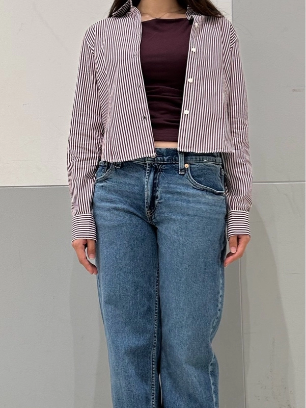 【クップドシャツ×90sデニムの抜け感コーデ！】