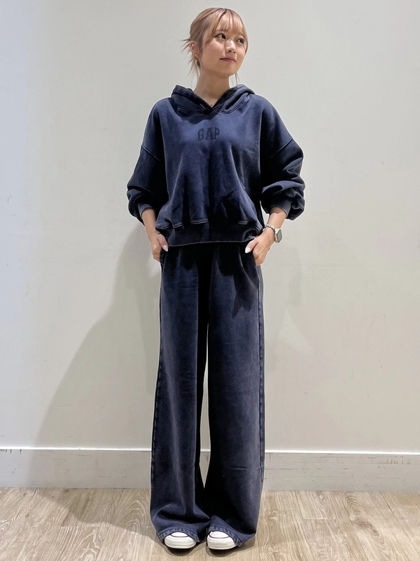 秋のスウェットセットアップコーデ♡