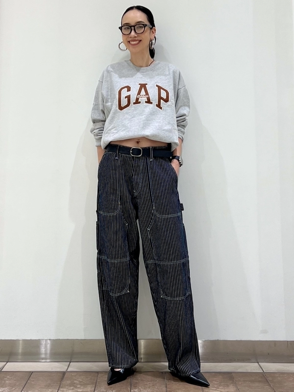 たびさ♥mam専用 GAP ダブルニーヒッコリーデニム W30 L30 GAP ヒッコリーデニム W30 L30 GAP たびさ♥mam専用 ダブルニー