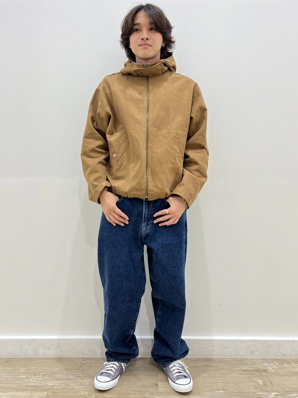 美シルエット！キャンバスジャケット