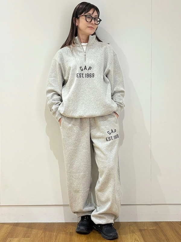 【NEW】ハーフジップセットアップ