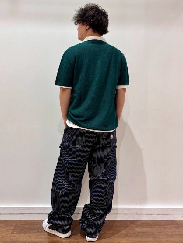 新作クロシェポロシャツ&大人気バギーカーペンターパンツ』の