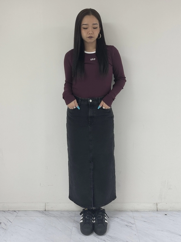【新作】人気のリブTコーデ