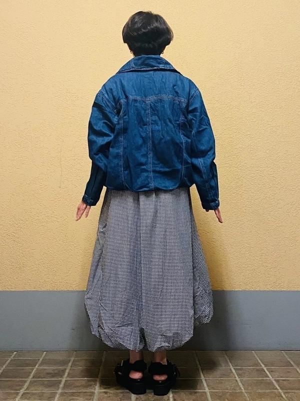 「ギンガムチェックを華やかに」