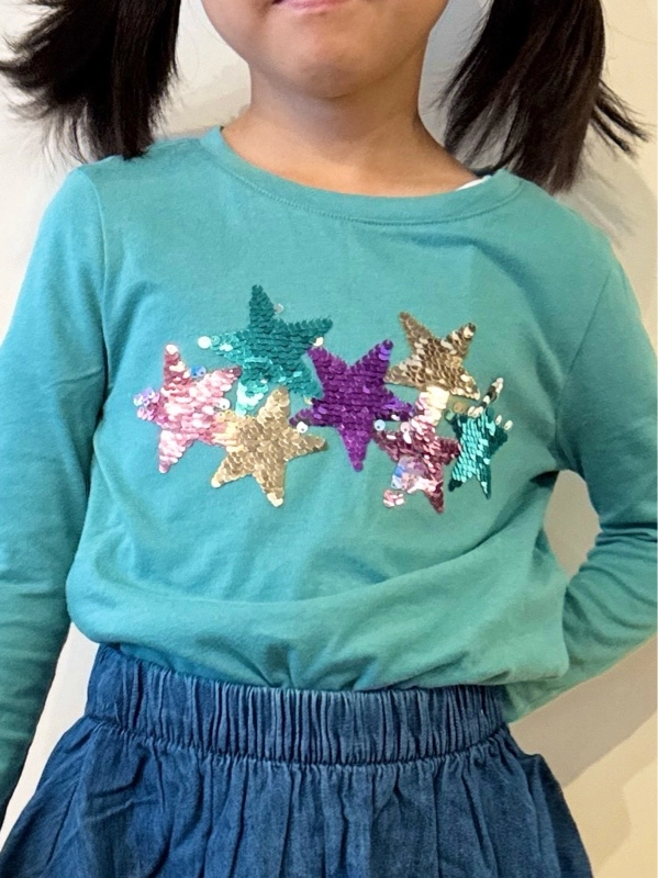 【人気】フリッピーキラキラTシャツ