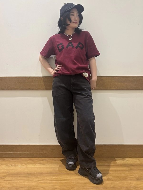 【大人気‪☆】ゆったり秋色ロゴT