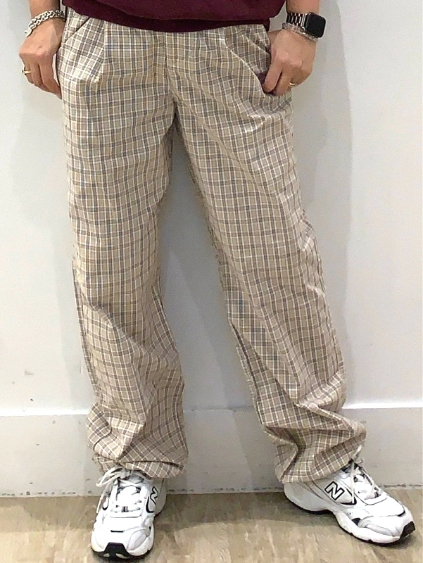 【秋先取り】チェックパンツでトラッドコーデ
