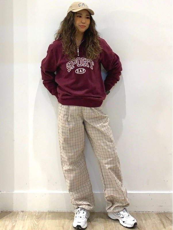 【秋先取り】チェックパンツでトラッドコーデ