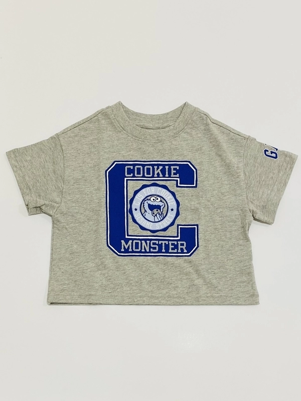 ベビー【セサミTシャツでインパクト】クッキーモンスター