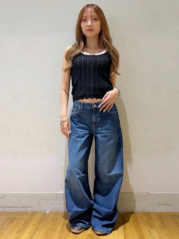 海外ガール風コーデ