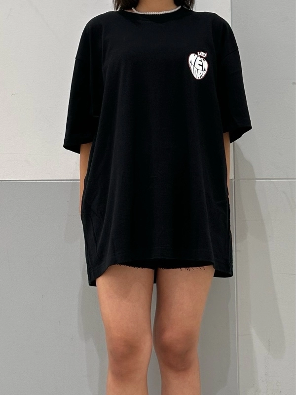 【オーバーTシャツワンピ風スタイル】
