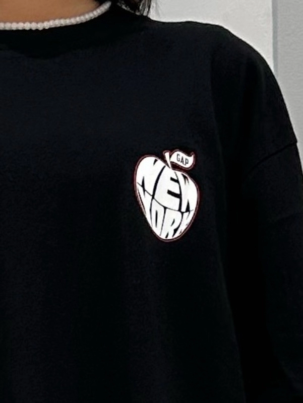 【オーバーTシャツワンピ風スタイル】