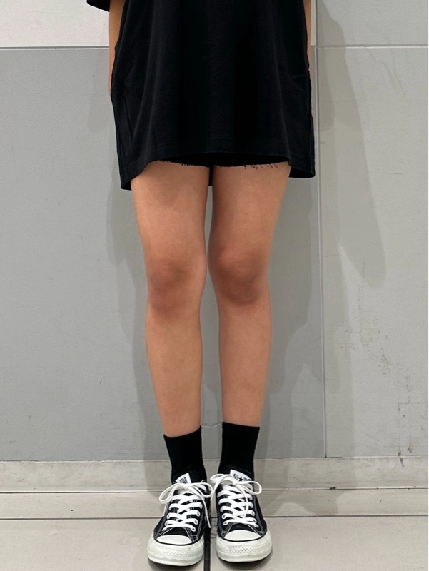 【オーバーTシャツワンピ風スタイル】