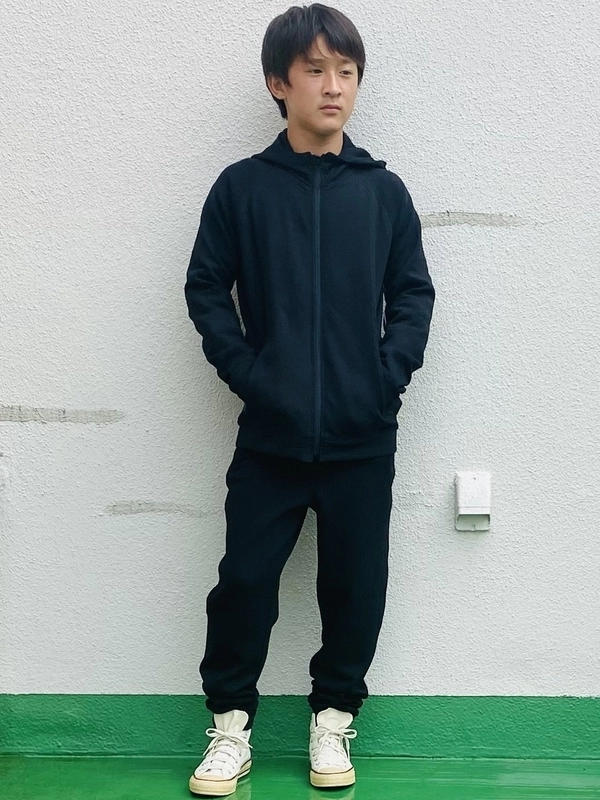 キッズ【スポーツコーデ】ブラック一色