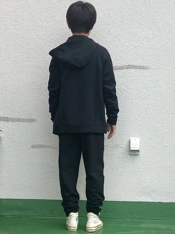 キッズ【スポーツコーデ】ブラック一色