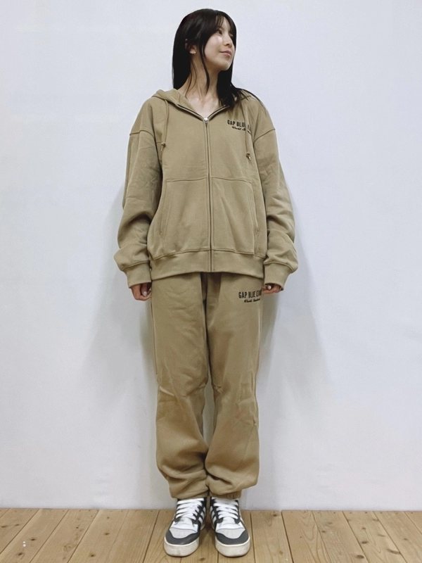 【NEW】ジップパーカーセットアップ